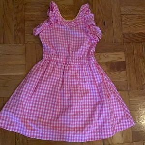 Crewcuts Pink Gingham Dress Size 10